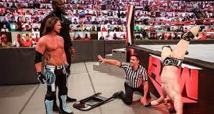Morrison pushed the miz out in a wheel chair as the a lister is also suffering from an injury and announced that. A Surprise Debut For Omos Is Teased By Aj Styles At Royal Rumble The Illuminerdi