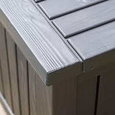 Be the first to review this product. Keter Rockwood Storage Box 570l Brown Garden Storage Box