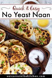Quick No Yeast Naan 30 Minutes Naan Bread Recipe No Yeast Naan Recipe No Yeast Recipes