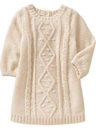Either the garter stitch (k all rows) or the stockinette stitch (k one row, p one row) can. Cable Knit Sweater Dresses For Baby Old Navy In Caboodle Noodle Cable Sweater Dress Cable Knit Sweater Dress Trendy Baby Girl Clothes