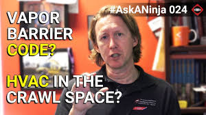 High r, radiant and vapor barrier all in one product. What Is Building Code For Vapor Barrier How To Encapsulate Around Hvac Units In The Crawl Space Youtube