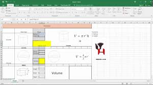 Volume Calculation Using Excel Formulation In Intrusting Way Youtube