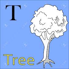 Alphabet letter t pictures stock vector. T Letter Object Capital Alphabet Colorful Font Uppercase Vector Illustration Worksheet Exercises For Kids Coloring Book Illustration Of Alphabet Letters With Beautiful Clip Arts Tree Royalty Free Cliparts Vectors And Stock Illustration