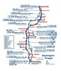 Route Map Of The Seattle To Portland Bike Classic On July 15 And 16th Portland Bikes Route Map Bike Trips