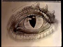 Next up, draw the shape of the dragon's eye and be sure that the upper lid is nice and bold as well as defined and realistic. Drawing Pencil Dragon Eye Drawing Easy