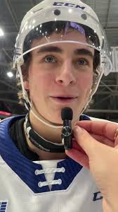 Porter Martone, a man of wise words 🙌 #interview #hockeytok #booktok #fyp  #hockey