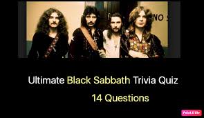 It's like the trivia that plays before the movie starts at the theater, but waaaaaaay longer. Ultimate Black Sabbath Trivia Quiz Nsf Music Magazine