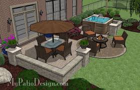 Patio With Dining Area And Hot Tub Design Google Search Hot Tub Patio Hot Tub Backyard Hot Tub Landscaping