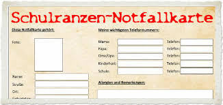 Die idee eines notfallausweises speziell für herzkranke kinder beschäftigt mich. Gebastelt Die Schulranzen Notfallkarte Zum Download Der Couchpirat