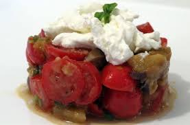 Tortino Melanzane Pomodori E Olive Con Burrata Ricetta Ricette Foto Alimenti Idee Pasto Sano