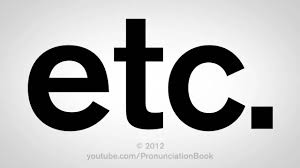 Check spelling or type a new query. How To Pronounce Etc Youtube