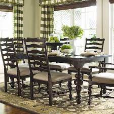 The furniture comes in four finishes: Paula S Dining Table In Tobacco Dining Table In Kitchen Home Dining Room Sets