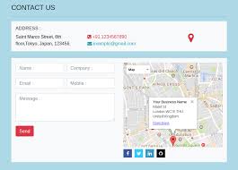 Bootstrap 4 Contact Us Form With Map Page Design Contact Us Page Design Page Design List Template