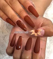 First Day Of Fall Fall Colors Are In Amezcuas Nails Nails Beautiful Nails Christmas Nails