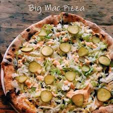 Big Mac Pizza Recipe Big Mac Pizza New York Style Pizza Dough Recipe Recipes