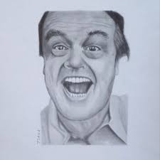 Jack Nicholson, Drawing by Tzina Tsaou