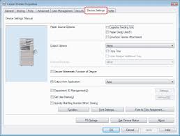 From wherever you're working, discover productive printing. Canon Imagerunner Advance C5051 C5045 C5035 C5030 E Manual Setting The Department Id Management On The Printer Driver