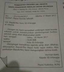 Contoh surat undangan rapat komite sekolah doc sample cute766. A Apa Isi Surat Tersebut B Siapa Yg Mengundang Dalam Surat Undangan Tersebut C Dimana Rapat Brainly Co Id