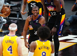 Christopher emmanuel chris paul (born may 6, 1985) is an american professional basketball player who currently plays for the los angeles clippers of the national basketball association (nba). Chris Paul Exits With Shoulder Injury As Suns Beat Lakers In Game 5