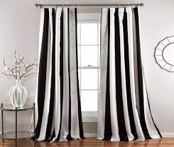 The black and white star cool curtain decorated with star and striped patterns can create a unique and funky environment. Bellagio Gray White Trellis Room Darkening Rod Pocket Curtain Panel Pair 84 In 2021 Striped Room Panel Curtains Lush Decor
