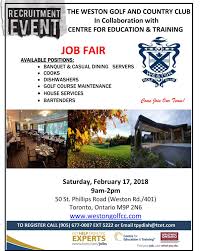 Need A Job This Spring Summer Why Not Work At One Of The Most Picturesque Locations In The Gta Tomorrow Sat F Education And Training Job Fair Youth Programs