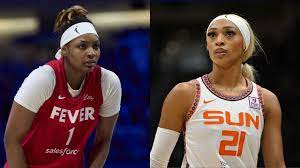 Dijonai Carrington provides comfort to girlfriend NaLyssa Smith after  playing time cut