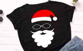 Cool Santa Claus Christmas T Shirt Svg Graphic By Lillyrosy Creative Fabrica