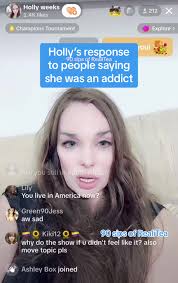 Holly’s response to people saying she was an addict #90dayfiance  #90dayfiancé #90dayfiancetheotherway #theotherway #90dayfiancetow  #irecordlives #irecordstories #tiktoklive #hollyweeks #wayneandholly ...