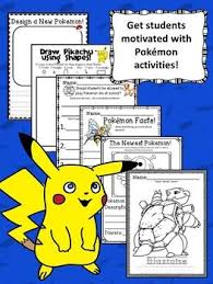 Go Pokemon Go Pokemon Boys Learning Teaching Literacy