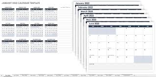 12 month template excel 2021 calendar. 15 Free Monthly Calendar Templates Smartsheet