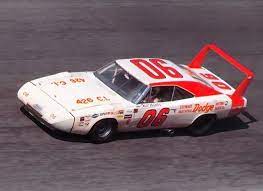 As we said previously, the hemi's ban led to the dodge charger daytona later on, one of nascar's. Nascar Nascar Race Cars Nascar Cars Dodge Daytona