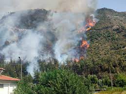 Karabük 'ün ödemiş köyü yakınlarında iki gün önce söndürüldükten sonra bugün yeniden başlayan orman yangını kısmen kontrol altına alındı. Gj1rmp4z9eid1m
