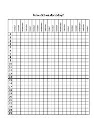 Wall Chart Student Self Tracking By Angie Whiddon Tpt