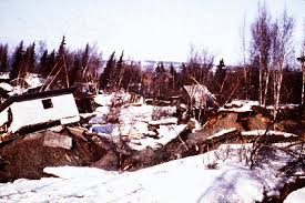 The earthquakes on friday measured 7.0 and 5.7, leaving a trail of destruction as they shattered highways and rocked buildings. 1964 Alaska Earthquake Damage Photos