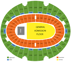 Reasonable Consol Arena Seating Chart Consol Seating Chart