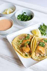 Check spelling or type a new query. Fish Tacos With Roasted Red Pepper Aioli Dairy Gluten Egg Free Making It Milk Free Easy Everyday Dairy Free Gluten Free Recipes