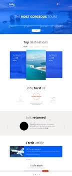 Learn more by craig grannell 22 march 20. Adorable Travel Agency Website Template