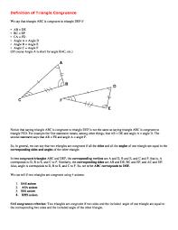 Congruence Of Triangles Class 7 Congruence Of Triangles Definition Congruence Of Triangles Worksheet