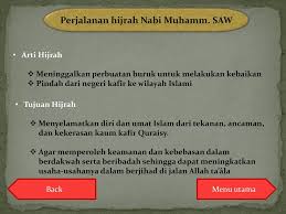 Terdapat sejumlah alasan yang menyebabkan nabi hijrah ke madinah. Hijrah Nabi Muhammad Saw Ke Madinah Dan Piagam Madinah Ppt Download