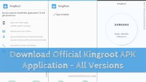 This application is used to root a very big number of android devices. Download Official Kingroot Apk Application All Versions Upto Android