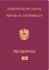 Für die änderung eines reisepasses oder vorläufigen reisepasses ist laut passv § 15 zudem eine gebühr von 6 euro zu entrichten. Osterreichischer Reisepass Wikipedia