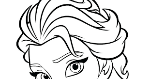 After purchasing, youll see a link to the downloads page. Elsa Face Coloring Page Novocom Top
