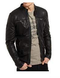Men S Boys 100 Genuine Soft Lambskin Leather Motorcycle Biker Jacket Slim Fit Long Sleeves Leather Jacket Men Style Leather Jacket Men Jackets Men Fashion