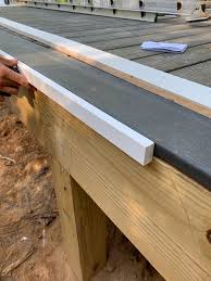 A power miter saw can provide very accurate, straight cuts, and a table saw with support extensions can make all types of cutting easier. Trex Decking Fascia