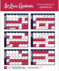 Download your cardinals calendar today! St Louis Cardinal Baseball Schedule 2019 Msu Program Evaluation