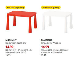 Ikea Hanau Mammut Kindertisch Drinnen Draussen 77x55 Cm Rot Oder Weiss Kindertisch Ikea Tisch
