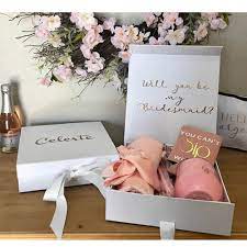 Calculate shipping loading add to cart (5) ask a question details shipping ***for limited time buy 4 or more boxes and get 1 box free!!! Personalized Bridesmaid Proposal Gift Box Will You Be My Maid Of Honor Proposal Box Custom Wedding Flower Girl Keepsake Boxes Gift Bags Wrapping Supplies Aliexpress