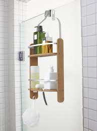 Avon 2013 shower organizer 7pockets. Le Range Tout Pour La Douche En Bambou Umbra Accessoires Pratiques Et Mode Pour La Salle De Bains Simons Bamboo Shower Caddy Shower Rack Shower Caddy