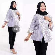 Aksesoris pada pagian pinggang, membuat lekuk tubuh anda lebih terlihat sehingga anda terlihat lebih langsing. Baju Batik Wanita Blus Batik Wanita Tali Samping 2 Lazada Indonesia
