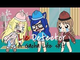 Lexi and i did a lie detector, jeremy and i pranked drive thrus, and i gave brent a huge christmas gift.it was a crazy week! Lie Detector A Gacha Life Skit Youtube Skits Anime Chibi Lie Detector